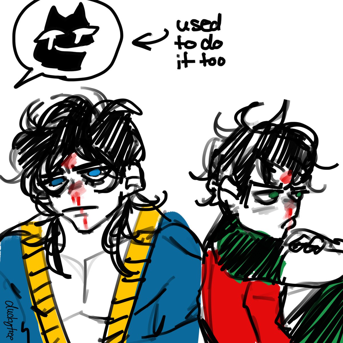 #batman #nightwing #redhood #robin #dickgrayson #jasontodd #brucewayne #art