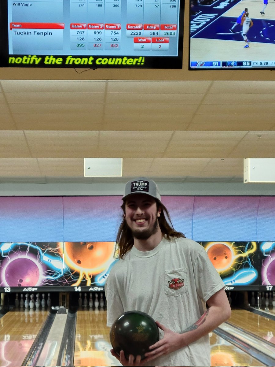 cr_bowling's tweet photo. Congratulations to our former bowler, current assistant coach and only Cardinal to be an MOP (Most Outstanding Player) @WillVagle on your 300 game.  #Cardinalbowling https://t.co/7jXea3Owfl