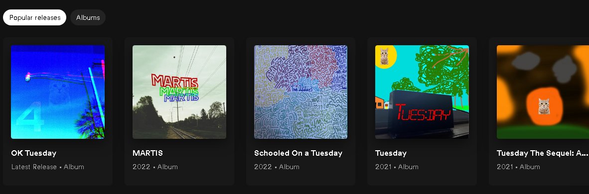 The2sdays's tweet photo. MARTIS is now on Spotify and fuckin like everywhere eles go check it out !!!! https://t.co/xzrAQE4VT3