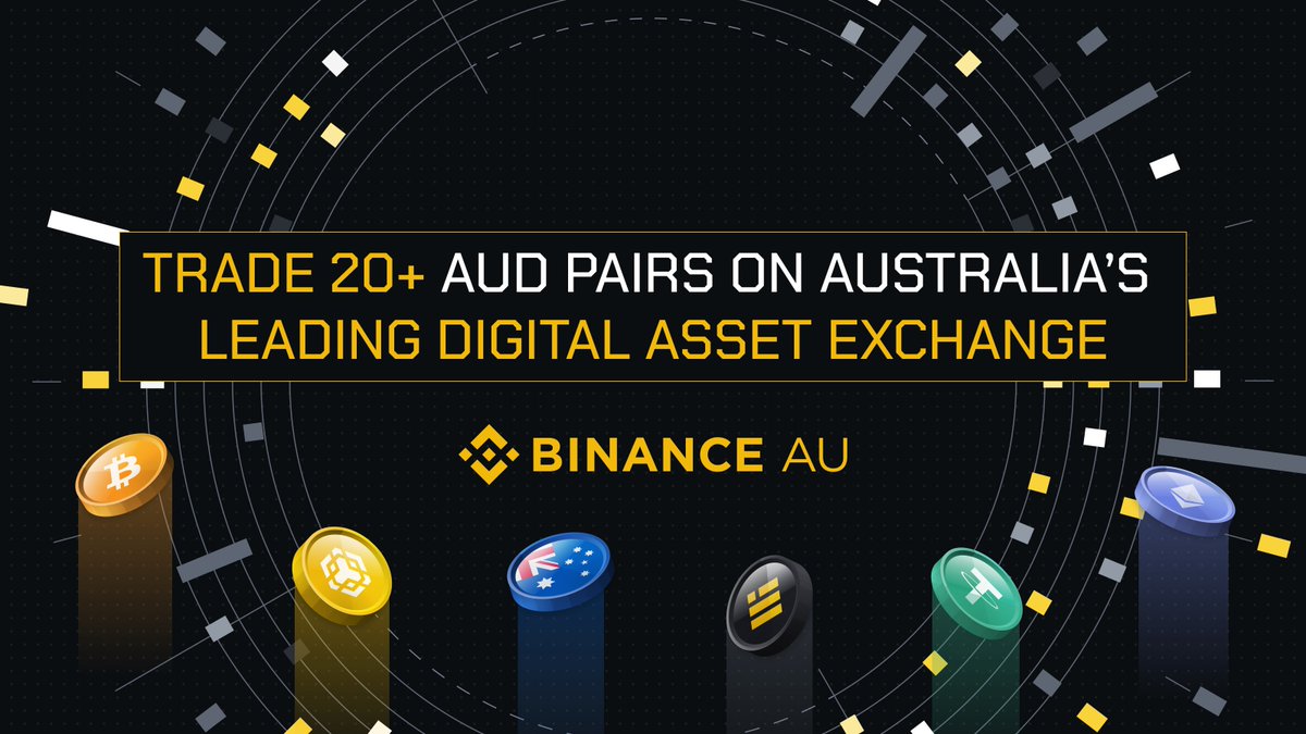 What are AUD pairs and why trade them on Binance Australia? Read now: binance.com/en-AU/blog/all…