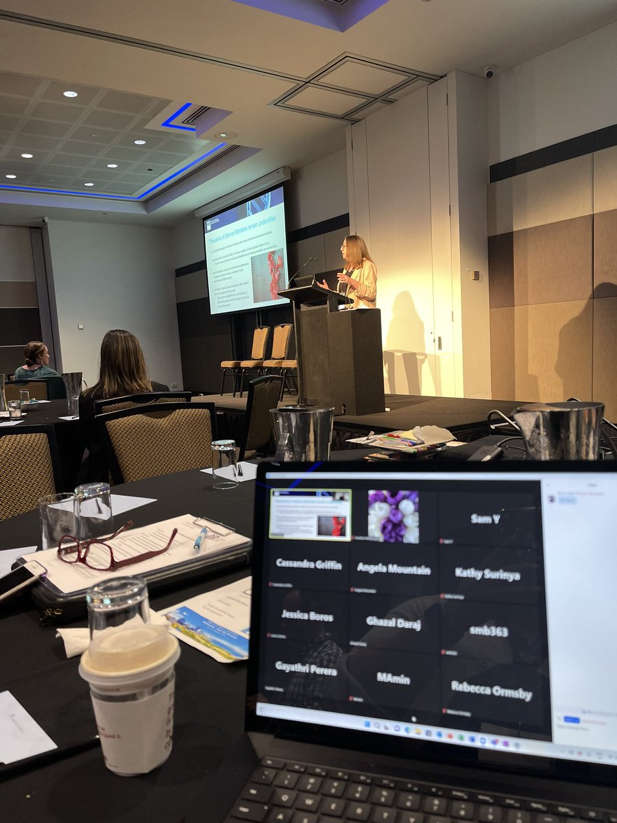 ABNA Day 2, two concurrent workshops done, and now Professor Lyn Griffiths talking about using a DNA bank to identify missing soldiers #ABNA2022Perth <a href="/ABNAonline/">ABNA</a> And yes I’m watching live and on line 🤓