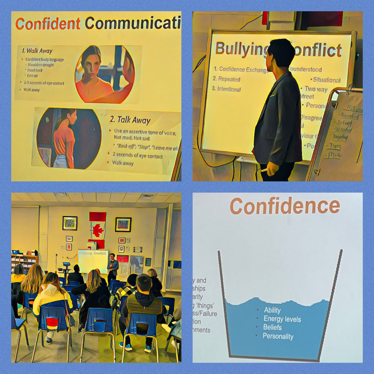 afpsyr's tweet photo. Thank you @Brave_Education for leading the conversation and learning Parent Workshop this evening about Understanding Bullying.  Thank you to parents who came out on a rainy evening &amp; actively participated with us! Gratitude to the amazing School Council for your support! #yrdsb https://t.co/mF48BESGg4
