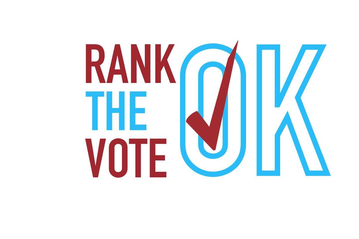 HumanityNetwork's tweet image. Rank the Vote Oklahoma is having their October Statewide Meeting on Monday, October 24 at 7 p.m. and will be exploring how Instant Runoff Voting might have affected some key Oklahoma elections this November. 
us02web.zoom.us/meeting/regist…