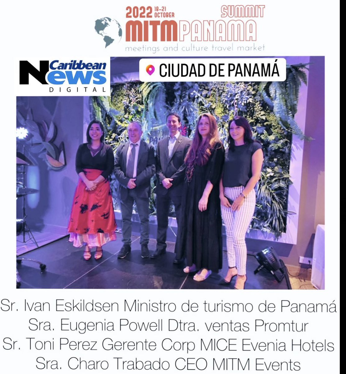 CND Noticias Turismo (@travelnewscnd) on Twitter photo Comienza MITM #Panama Summit – Meetings & Culture Travel Market con la presencia del Ministro de Turismo, la Directora de ventas de Promtur y el Gerente corporativo MICE de Evenia Hoteles
<a href="/EveniaHotels/">Evenia Hotels</a> <a href="/promtur_panama/">PROMTUR PANAMA</a> <a href="/VisitPanama/">Visit Panama</a> <a href="/MITMEvents/">MITM Events</a>
caribbeannewsdigital.com/es/eventos/com… Comienza MITM #Panama Summit – Meetings & Culture Travel Market con la presencia del Ministro de Turismo, la Directora de ventas de Promtur y el Gerente corporativo MICE de Evenia Hoteles
<a href="/EveniaHotels/">Evenia Hotels</a> <a href="/promtur_panama/">PROMTUR PANAMA</a> <a href="/VisitPanama/">Visit Panama</a> <a href="/MITMEvents/">MITM Events</a>
caribbeannewsdigital.com/es/eventos/com…