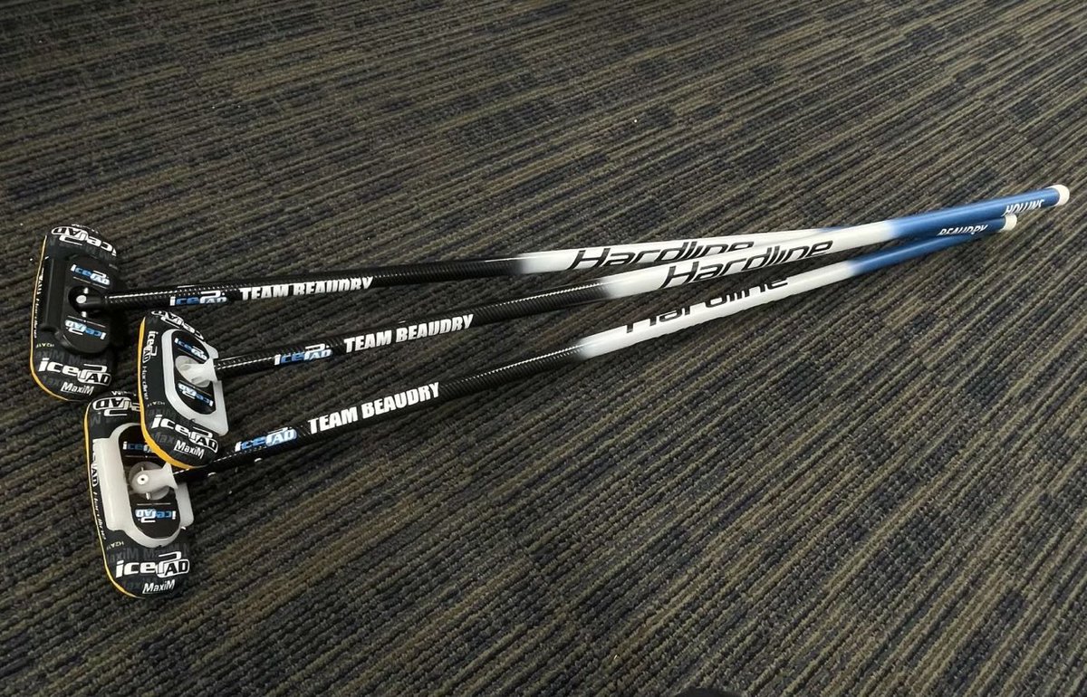 Look at these beauties! They’ll be out on the ice with us this weekend! Thank you ⁦<a href="/HardlineCurling/">Hardline Curling</a>⁩!