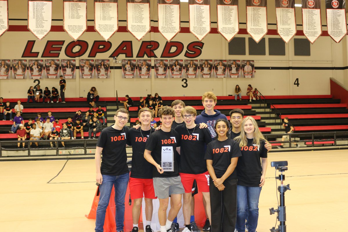 lovejoyrobotics's tweet photo. This past Saturday we held our annual #ForTheLoveOfBots VEX Tournament and it was AMAZING! Team #1082E Won the Excellence Award, and so they're now STATE QUALIFIED! #LetsGO #LovejoyRobotics #RoboticsExcellence #BestTodayBetterTomorrow https://t.co/7El8tO90yA