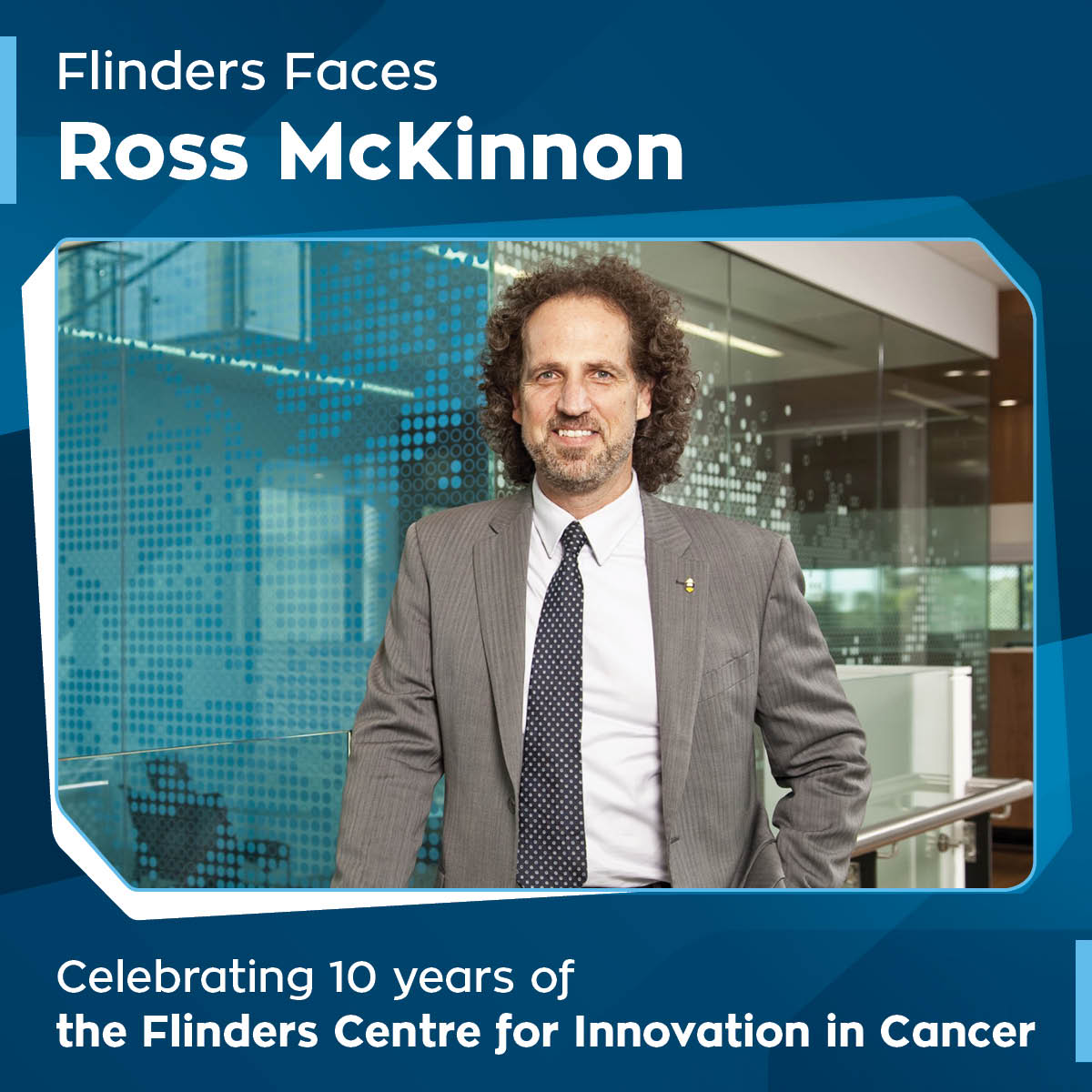 FlindersFound's tweet photo. Read about the FCIC’s tripartite mission to combine high-quality clinical services, research and community engagement – and Professor McKinnon’s instrumental role in the flagship facility https://t.co/mJeRb6NEWl #FlindersFaces #FCIC @Flinders https://t.co/EQfzq9sGOi
