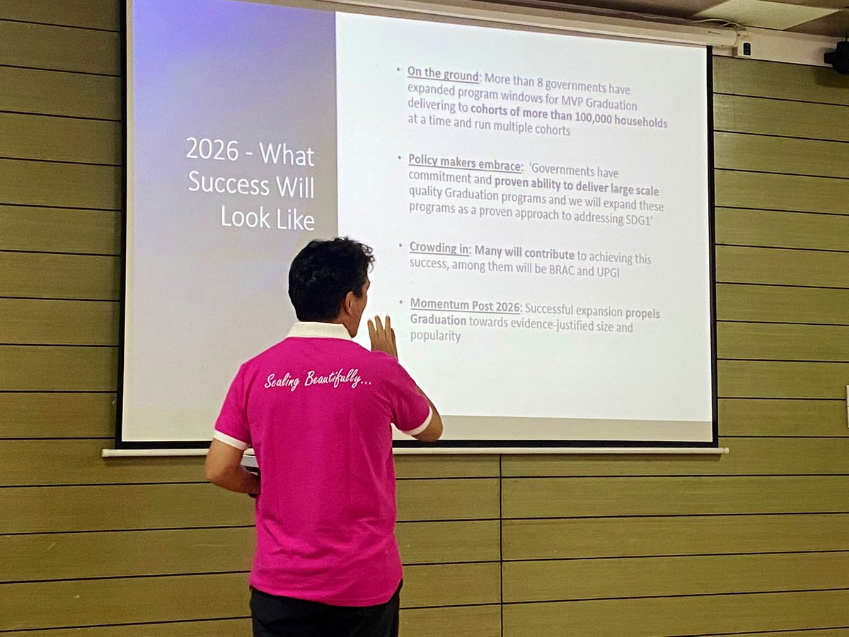 BRAC_UPGI's tweet photo. Our team has gathered in Bangladesh to reflect, discuss, and plan to move toward our goal of scaling #TheGraduationApproach through government. We’re working to #ScaleBeautifully! https://t.co/cVhdPHN1m9