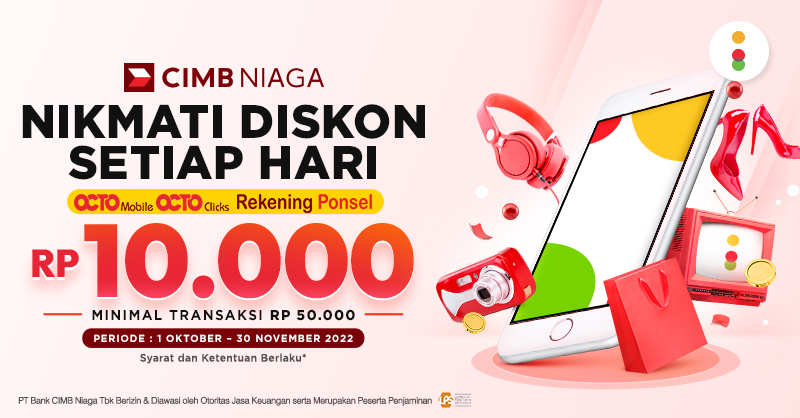 eleveniaID's tweet photo. Diskon langsung 10 ribu. Belanja sekarang di elevenia dan gunakan kartu CIMB Niaga kamu