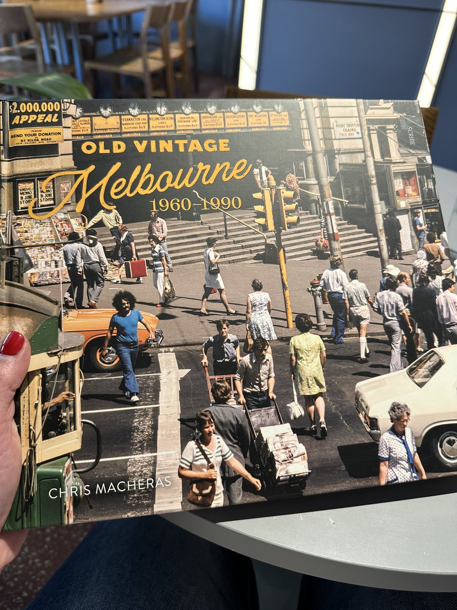 @oldvintagemelbourne <a href="/ChrisMacheras/">Chris Macheras</a> congrats on release of new book! #melbourne