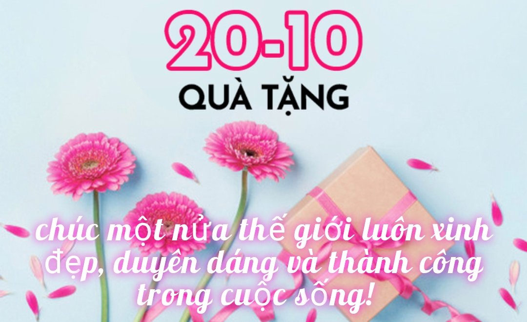 PamPamGaa's tweet photo. Chúc mừng 20/10 https://t.co/AzEj3kDmCd