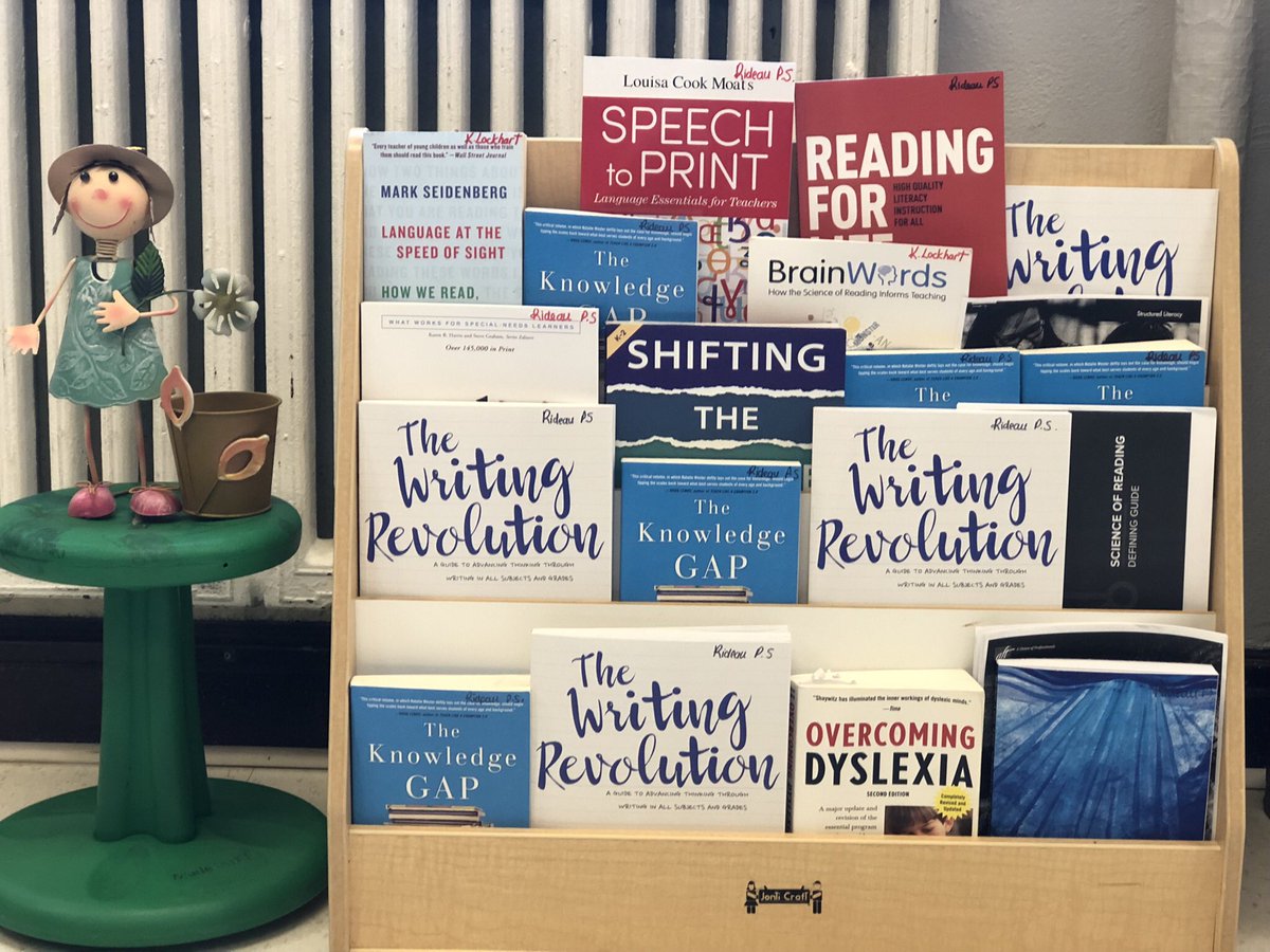 MmeLockhartLDS's tweet photo. I’m proud to work with an amazing staff @RideauPS_LDSB who are committed to learning about the Reading Science to ensure our #FSL Ss are bilingual AND Biliterate. We hosted a #SORBookClub, a PA @CASLT_ACPLS research study &have started a #SoRLendingLibrary! Bravo!@OntHumanRights https://t.co/qgsHTXUVA1