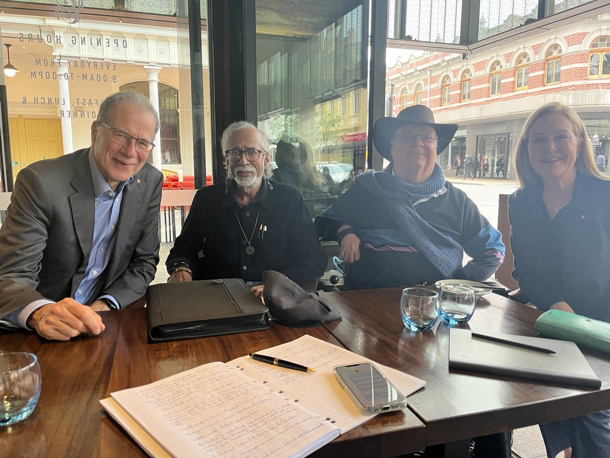 SureshRajan6's tweet photo. Met with Bruce Bonyhady and Lisa Paul from the just appointed NDIS Review to discuss views about the system. On our side (PWD’s), Darren West and I flew the flag! Samantha Connor was a late withdrawal (due to filling her mask with vomit 🤮 🤢!!). Very receptive to feedback. #NDIS https://t.co/vzHClHyP5S