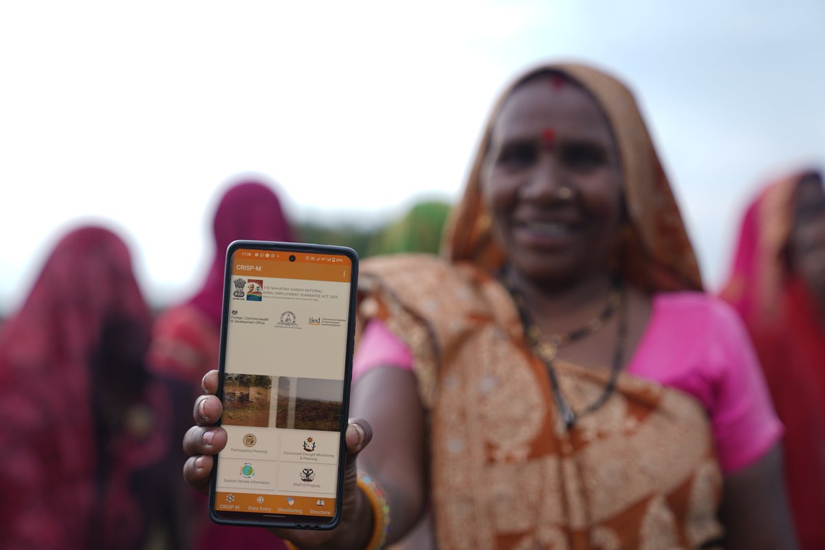 PRESS RELEASE: @IIED's @RituBharadwaj16 has developed an online tool giving people in rural #India easy access to weather forecasts & geographic data through mobile or web to help them adapt to #Climate change iied.org/online-tool-he…
