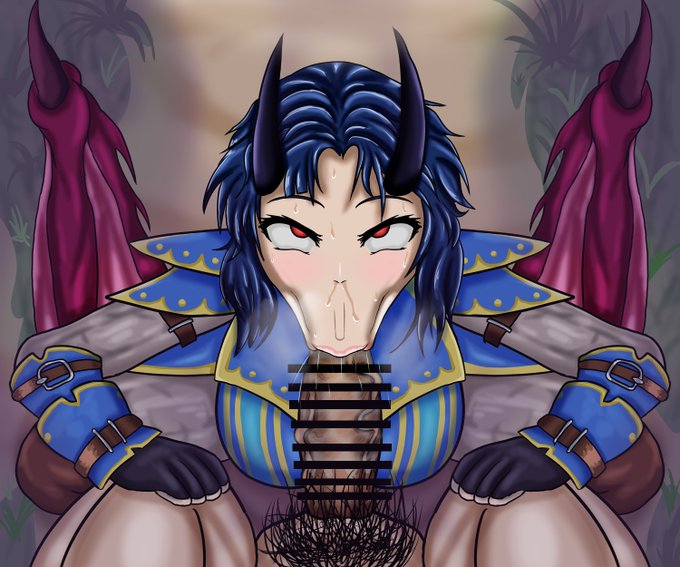 お題箱よりPathfinderRPGのArueshalaeというキャラで下品なフェラチオという事で描きました。
お題ありがとうございました! 