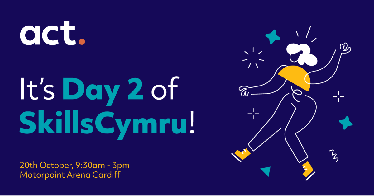 We’re back for day 2 of <a href="/SkillsCymru/">SgiliauCymru | SkillsCymru</a>! 

Come find us at stall 29, take a selfie in our photo booth, and get some advice on how we can help you with your career goals!