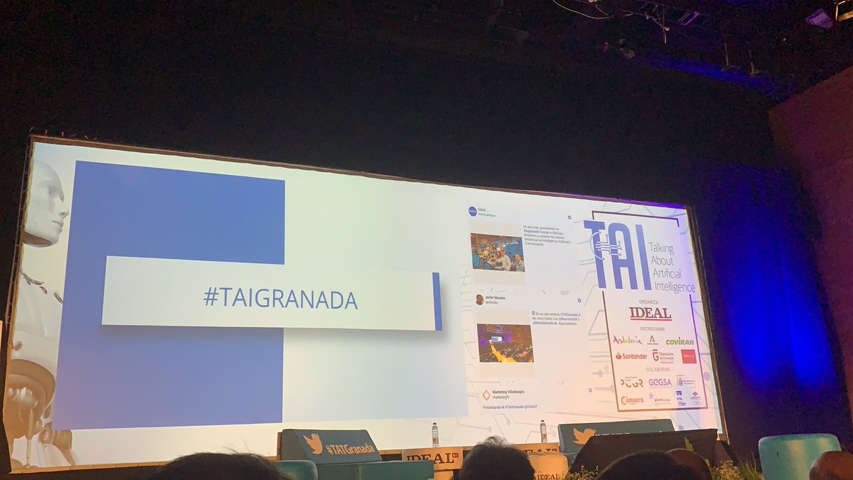 En la inauguración de #TAIGranada, un año más aprendiendo con los mejores de las tendencias en tecnología, innovación y digitalización. Enhorabuena <a href="/ideal_granada/">ideal_granada</a> por la organización. #iA #inteligenciaartificial #granada