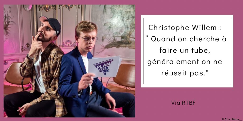 Charliiine__'s tweet photo. « Cette semaine, Christophe Willem est notre invité dans Plan Cult ! Le chanteur-compositeur français revient avec un sixième album intitulé "Panaroma” » @cwillem #ChristopheWillem #plancult #panorama #jtomberaipas #psjetaime https://t.co/i7zQdX1PNd