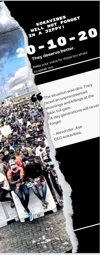 kokavibes's tweet photo. #LekkiMassacre #EndSARSMemorial2 #EndSARSMemorial #politics #badgovernance https://t.co/S36NxTR6Ww