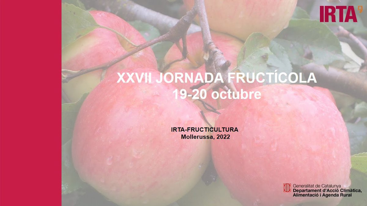 Sigue en directo la XXVII JORNADA FRUTÍCOLA en este enlace  buff.ly/3VFzRrf