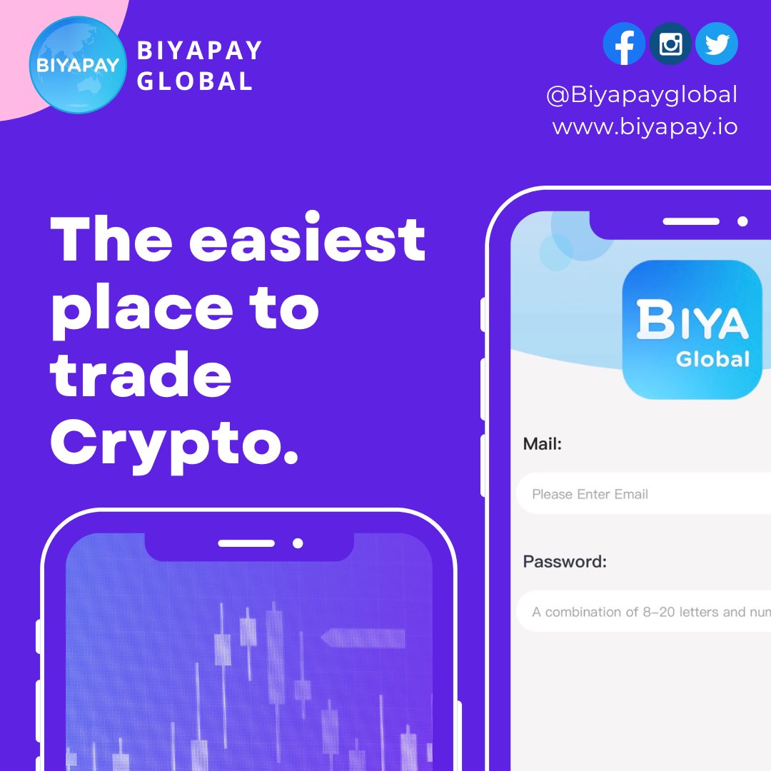 BiyaPayGlobal's tweet photo. #BiyaPay is the easiest place to trade your crypto

Learn more: https://t.co/AWiFZBh1Wt

#cryptomarket #crypto #cryptocurrency #cryptoworld #cryptonews #altcoin #token #trading #stockmarket #stockmarketnews #bitcoin  #eth #doge https://t.co/dIjEuP5g0i