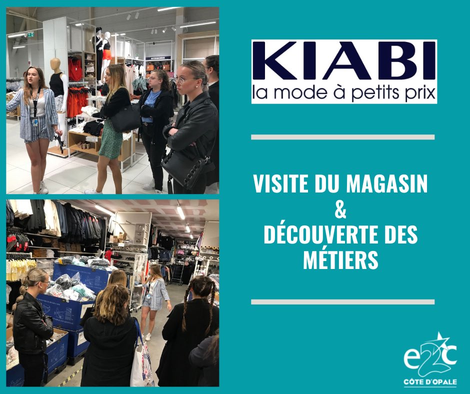 Le saviez-vous?
L’E2C Côte d’Opale organise des visites d'entreprise  👷‍♂️👩‍🏫🕵🏻‍♀️
Ainsi, nos stagiaires sont en lien direct avec le monde du travail 👨‍🏭👩‍🔧et se positionnent par rapport à leur projet professionnel. 
Merci à <a href="/KiabiFrance/">KIABI FRANCE</a> pour la découverte de ses métiers 🙏