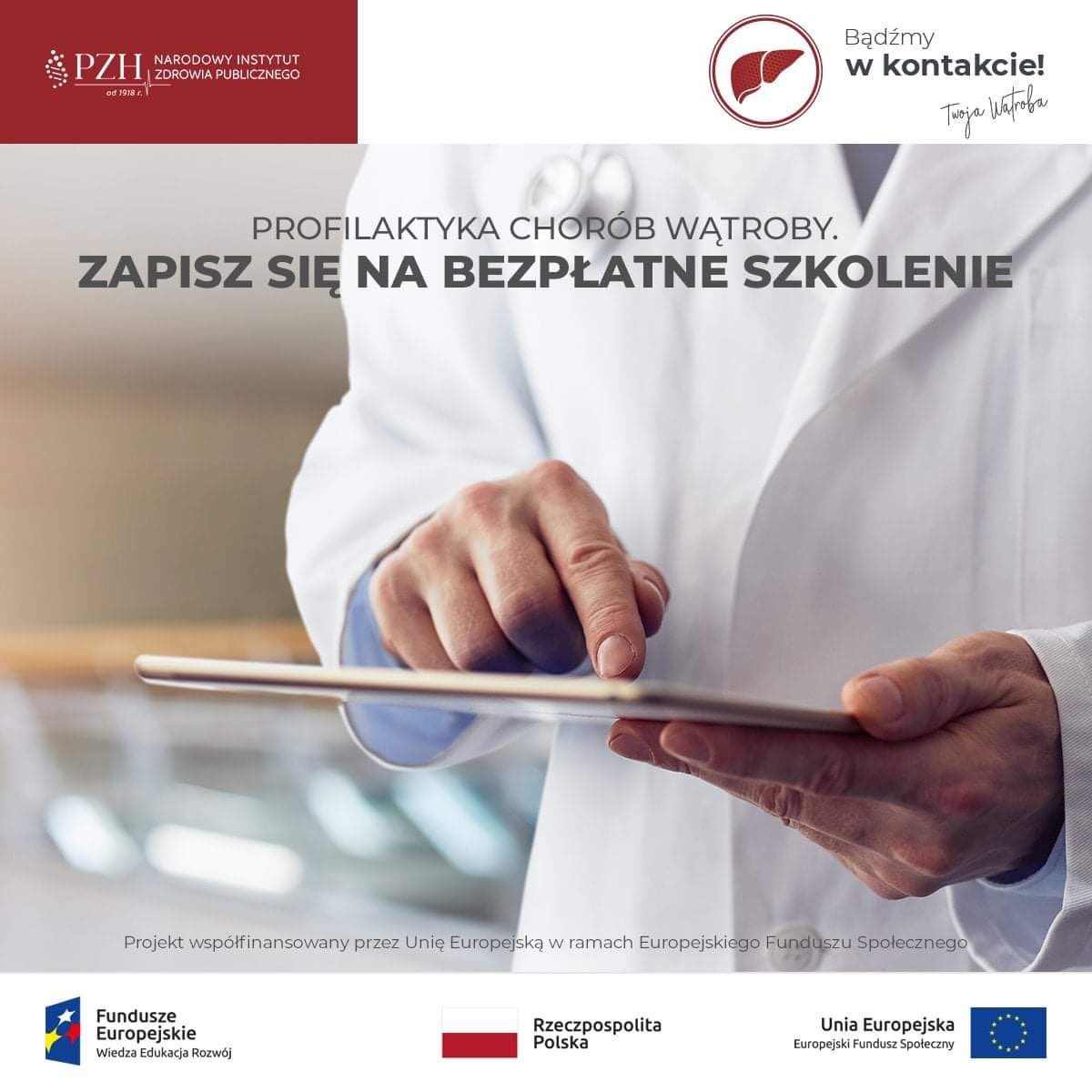 ListyOdW's tweet photo. Przypominamy, że w ramach naszego projektu dostępne są bezpłatne szkolenia e-learningowe dla lekarzy na temat zapobiegania nowotworom wątroby.
▶ Wejdź na stronę https://t.co/4D7HfaJruP i zapisz się już teraz. Serdecznie zapraszamy!

#szkolenia #lekarze #FunduszeEU #ListyodW #rak https://t.co/5EExR54YGh