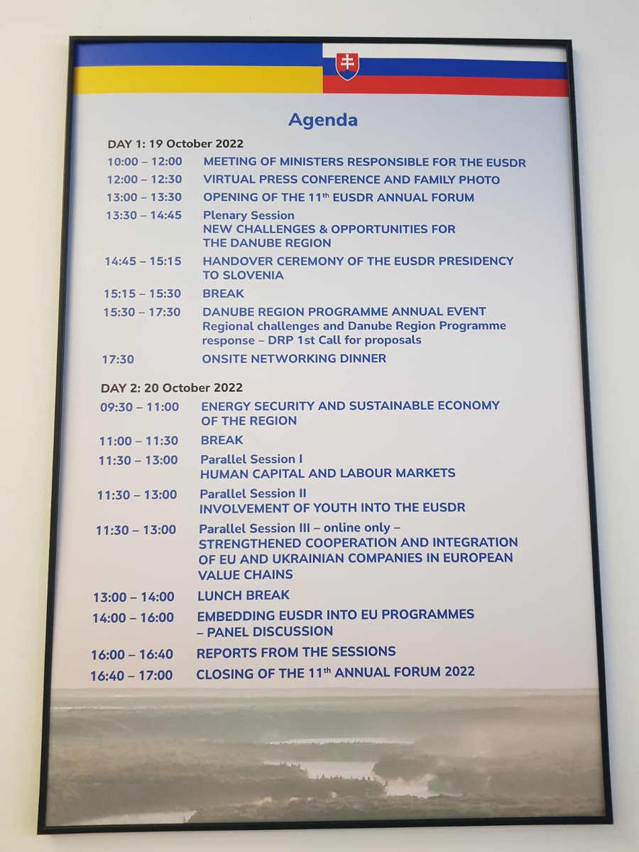 The 2nd day of the #EUSDR Annual Forum - important topics like energy security and sustainable economic development, human capital and labour market will be approached during the morning sessions. 
<a href="/UA_EUSDR/">UAPresidency_EUSDR</a>