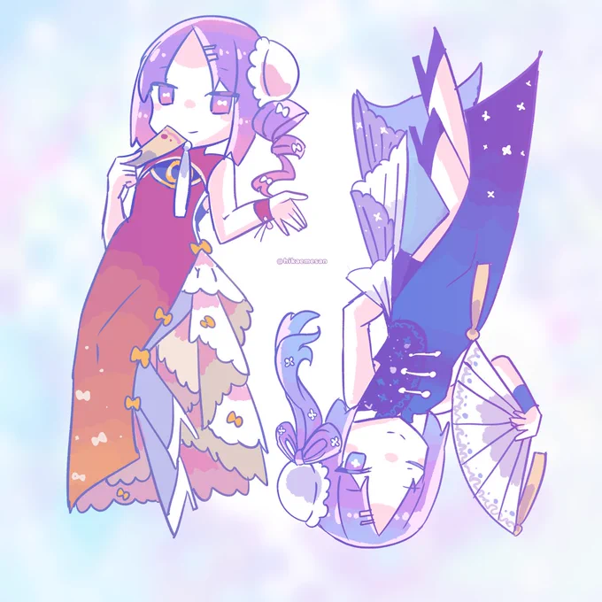 チャイナ服なステンノ&amp;エウリュアレ#fgo 