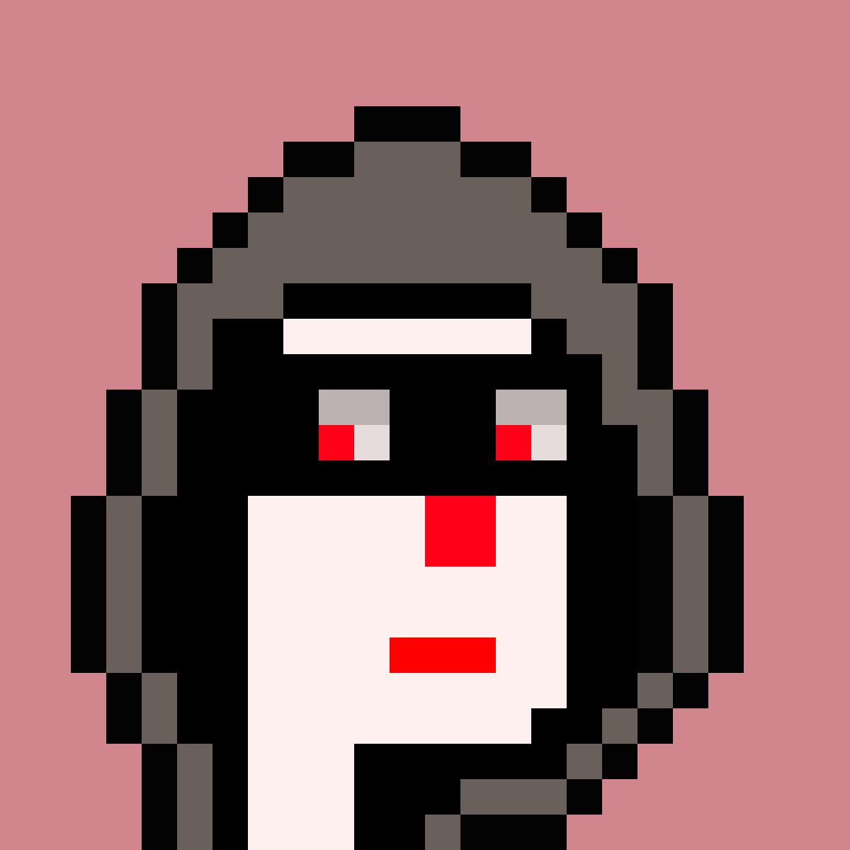 DankPunks's tweet photo. GM. DP #14 - Red eyes, Red nose, Red Lips.🤡🤡🤡

#NFTs https://t.co/uoi7a1KvaV