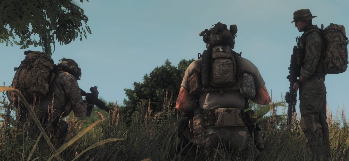 g_copenhagen's tweet photo. "DRIFTER 3" #Arma3 

Australian &amp; US forces conducting advance force operations.
 
Shot taken by @TF114MAKO during Operation "AFRICAN SHIELD" https://t.co/oDZuV6VRVC