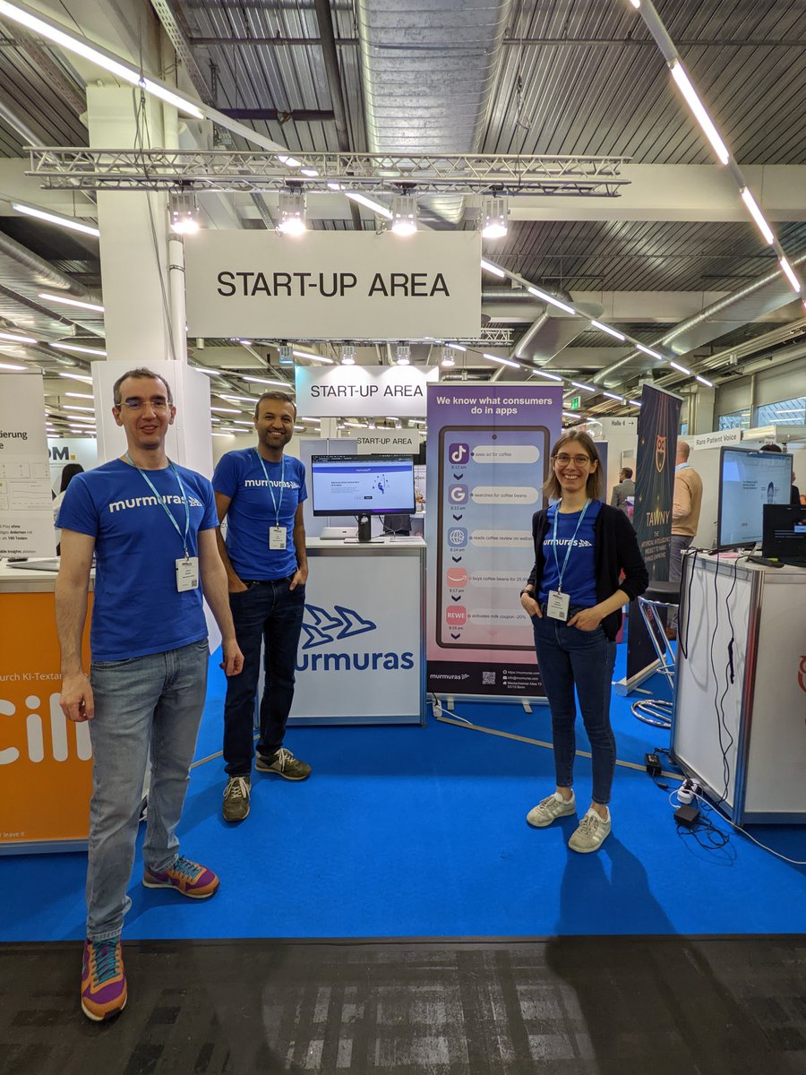 MurmurasTech's tweet photo. First day at succeet22. Come by the start-up area! #succeet22 https://t.co/OkUEou2uQp