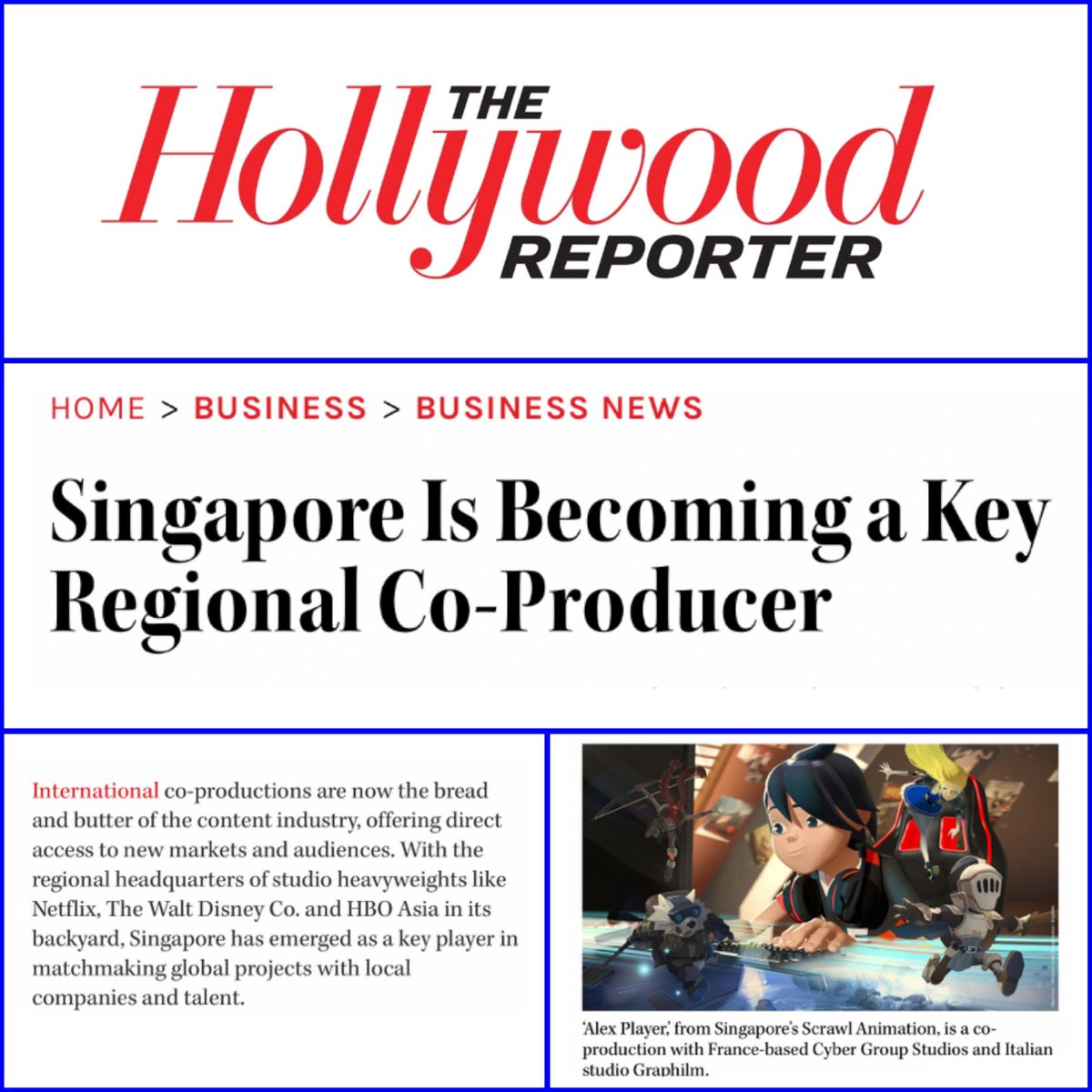 CyberGroupSDs's tweet photo. [NEWS📰] Alex Player will be Singapore’s first long-term animation series produced with the real-time pipeline.
Full article available here: https://t.co/DHxxM1zxIH 

@THR
@Graphilm 
#BeeProd
#ScrawlAnimation
 @Francetele 
#RAIKIDS https://t.co/A2f2iATRzq