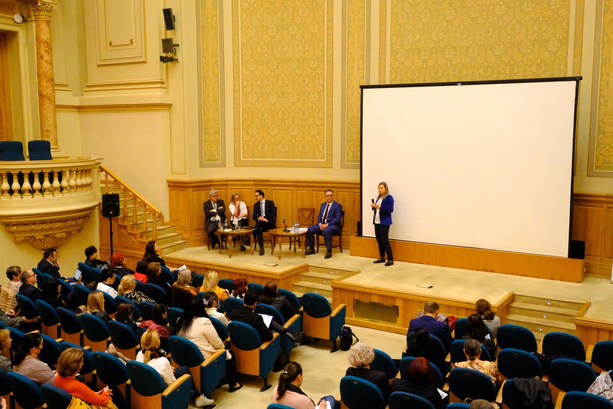 EU_reforms's tweet photo. Great closing event in #Bucharest for our #TSI project to tackle early school leaving in 🇷🇴. The Early Warning Mechanism developed will be scaled up nationally with #RRP support.
🤝This was possible thanks to the close collaboration with @WorldBankECA and 🇷🇴Ministry of Education. https://t.co/GLxkihn5HP