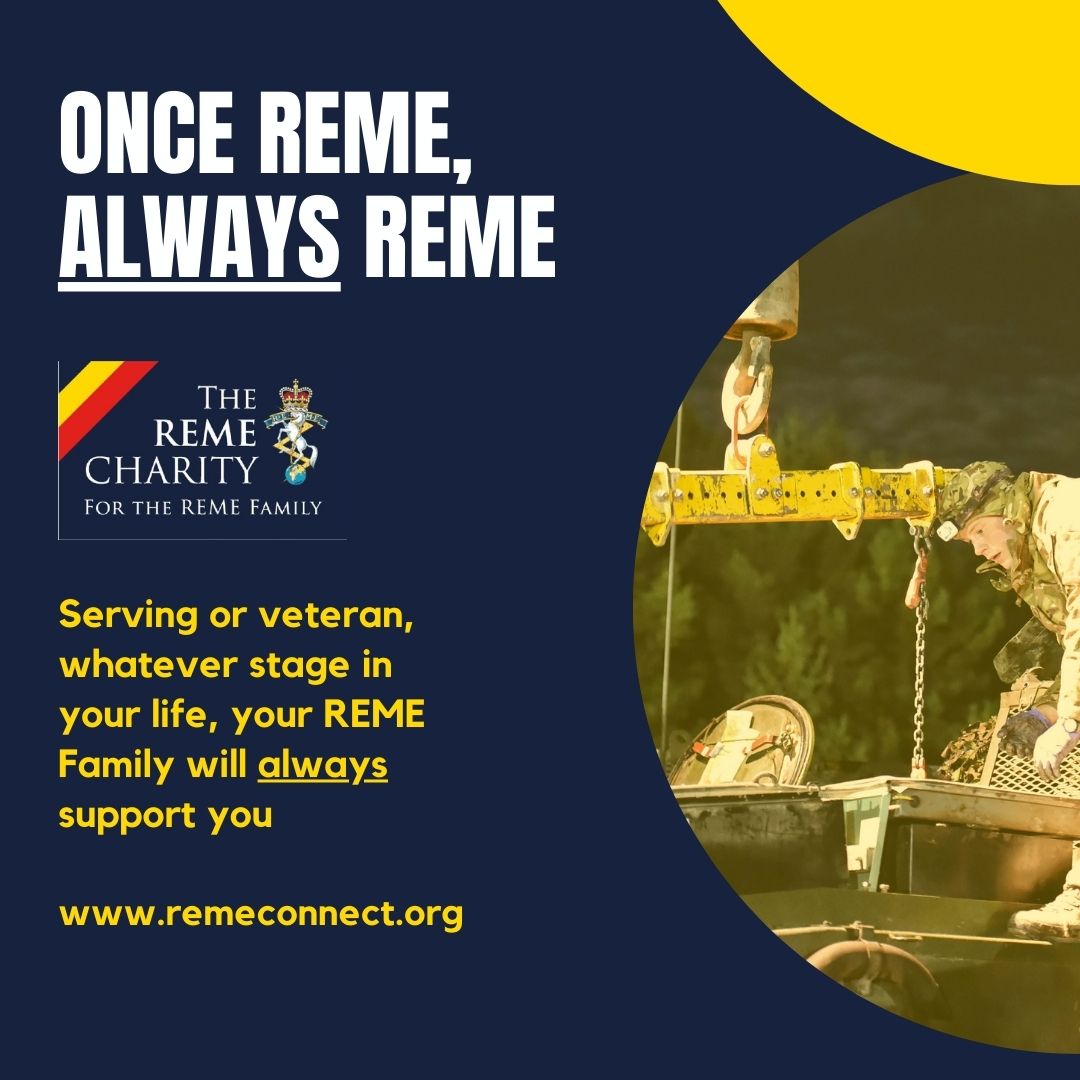 Serving or veteran, no matter what stage in your life, the REME Family will always be there for you. #REMEFamily #OnceREMEAlwaysREME #REMECharity #LiftingTheDecks
