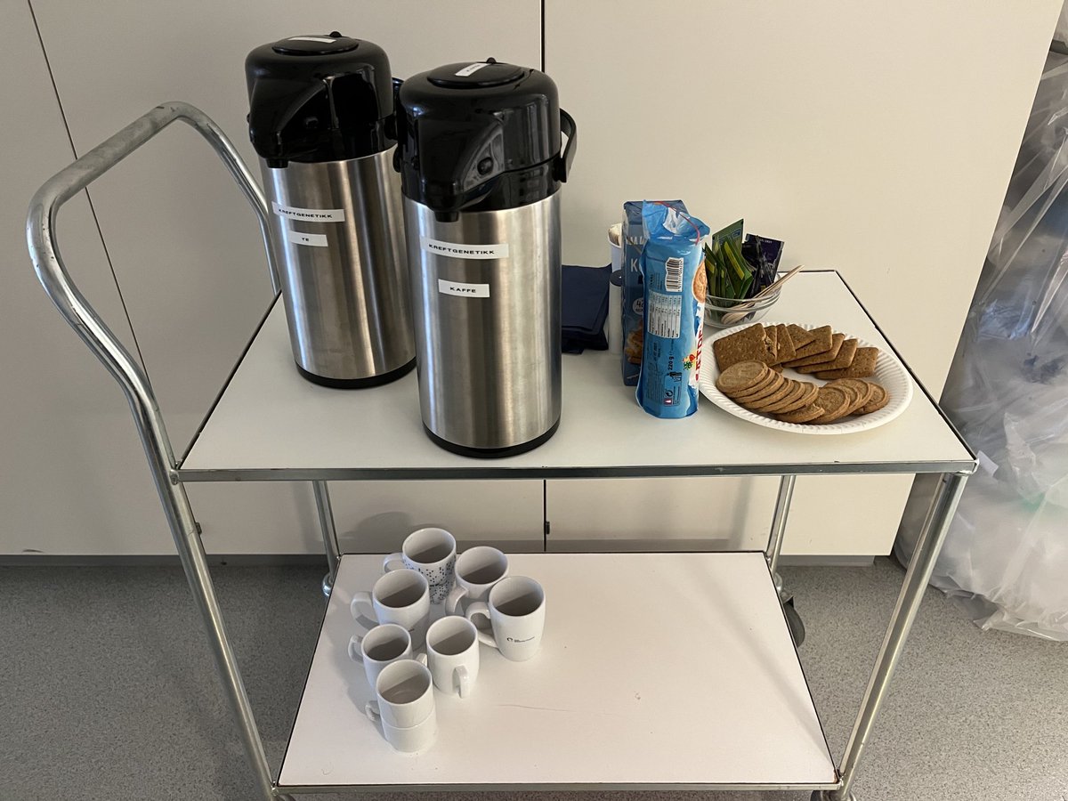There is delicious coffee and average tea at the Department seminar. Today we are looking forward to ⁦<a href="/JAVELJA/">Helga Bergholtz</a>⁩ and ⁦<a href="/LienTonje/">Tonje Lien</a>⁩ presenting.