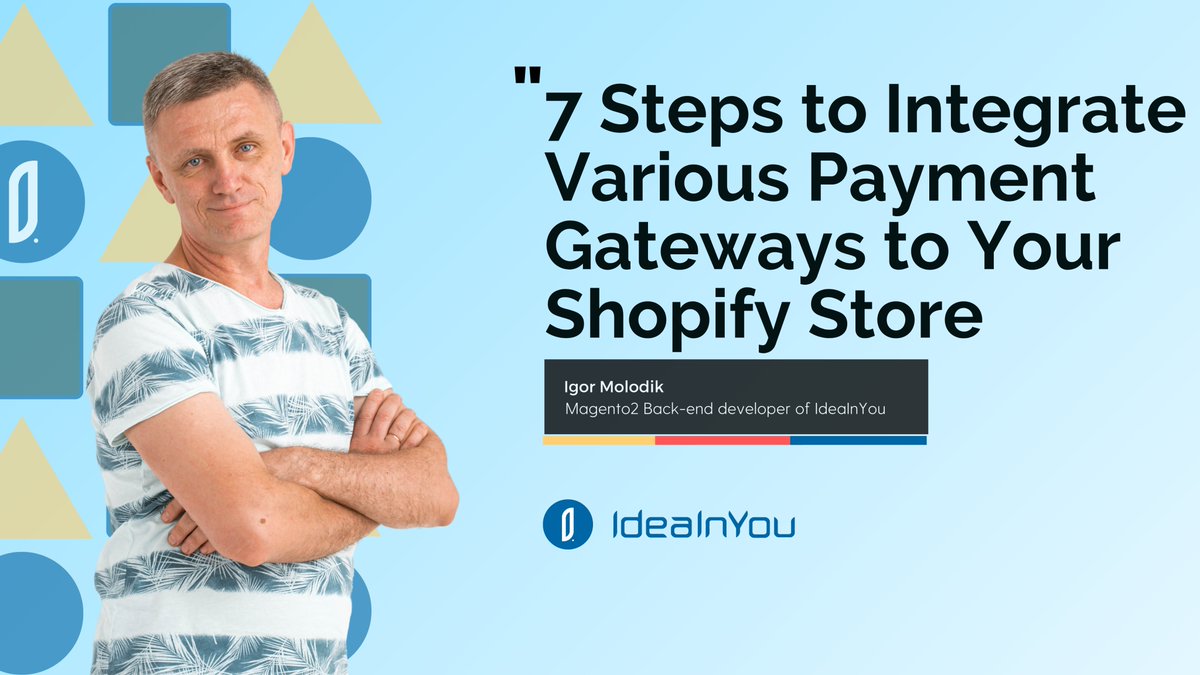 IdeaInYou's tweet photo. 7 Steps to Integrate Various #PaymentGateways to Your #Shopify Store. @IdeaInYou #Magento2 Back-end developer Igor Molodik is going to explain how to integrate Shopify payment gateways into your store.

Follow the link:https://t.co/wxo4YWO08q

#ecommerce #ecommercedevelopment https://t.co/LMSzmwigl9