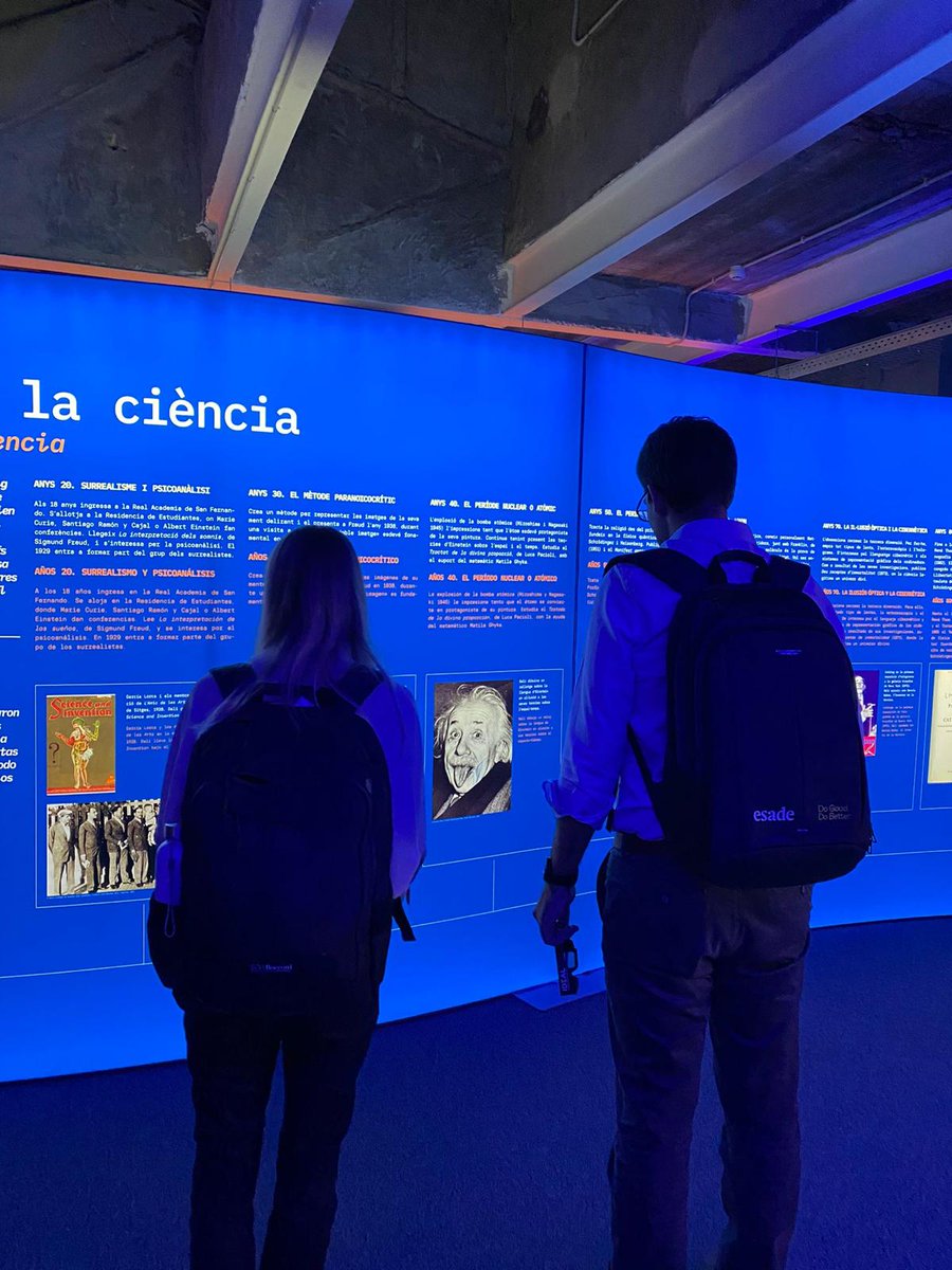 EsadeExecEd's tweet photo. During their visit to Barcelona the participants of the #EsadeEMMS from @SDABocconi, enjoyed a very enriching 360º experience at @MuseuDali, where they were able to learn based on their own experience the infinite possibilities of the metaverse for a company. It was amazing! https://t.co/RZJCTRaCRN