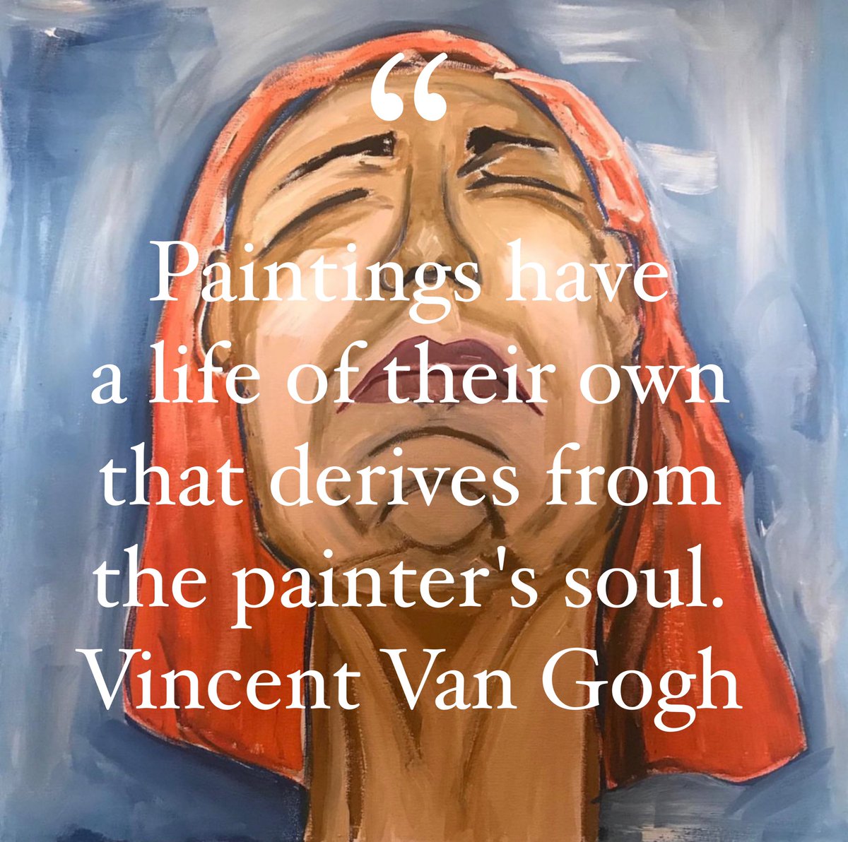 MichelleOnCanvs's tweet photo. “Paintings have a life of their own that derives from the painters soul.”

#VincentVanGogh

#MakeArtEveryday #MichelleOnCanvas #art #AbstractArt #OilOnCanvas  #ArtForSale #scarafilewallacegallery https://t.co/EZBe9rI7aI