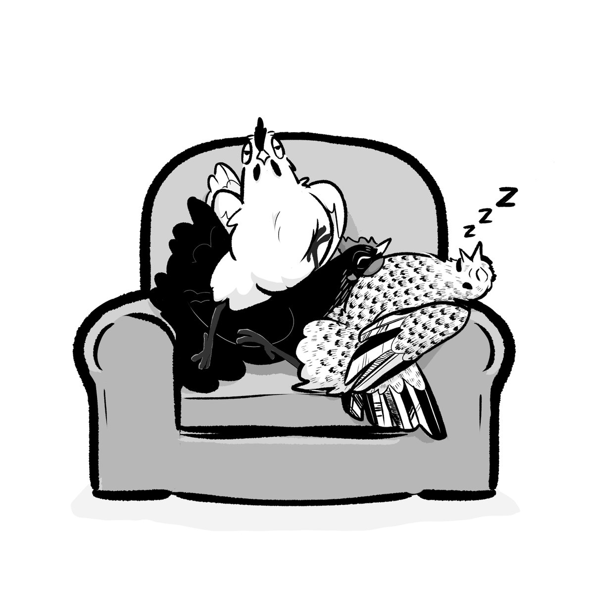 MakennaMadeThis's tweet photo. #BAWKtober Day 19 ~ #cozy1242
Well...at least two of them are
#BAWKtober2022 #octoberartchallenge #artchallenge #drawingchallenge #chickens #tinyfluffydinosaurs #birds #halloween #autumn #cartoon #doodle #artistsontwitter https://t.co/zeR8cptZEB