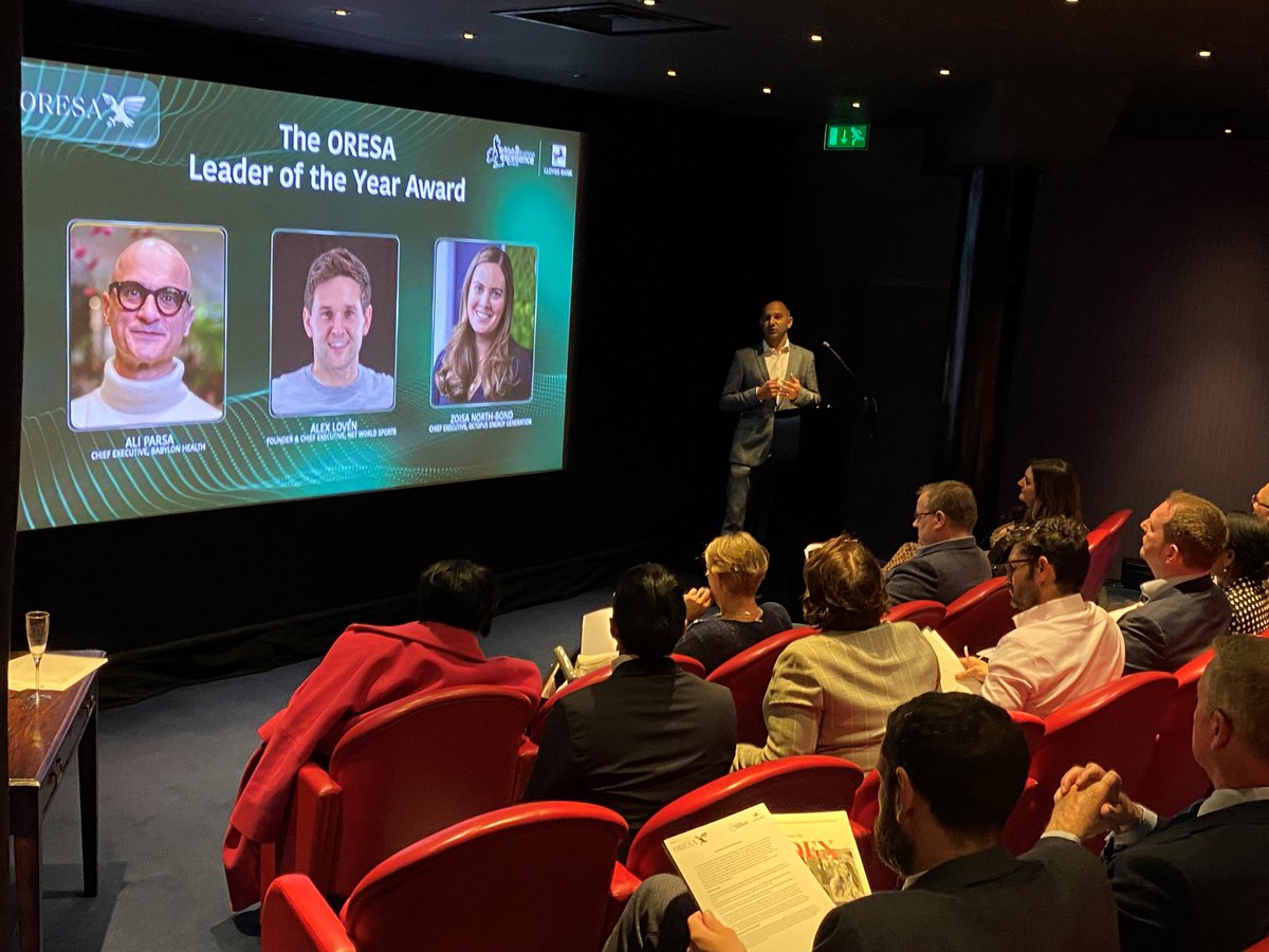 OresaExecSearch's tweet photo. Congratulations to Alex Lovén of @networldsports, Ali Parsa of @BabylonHealth, and Zoisa North Bond of @octopusenergy Generation on making the shortlist of this year's @bbexawards 'Leader of the Year' category. And extraordinary achievement! #BBEA #BBEA2022 https://t.co/RFLatFFUES