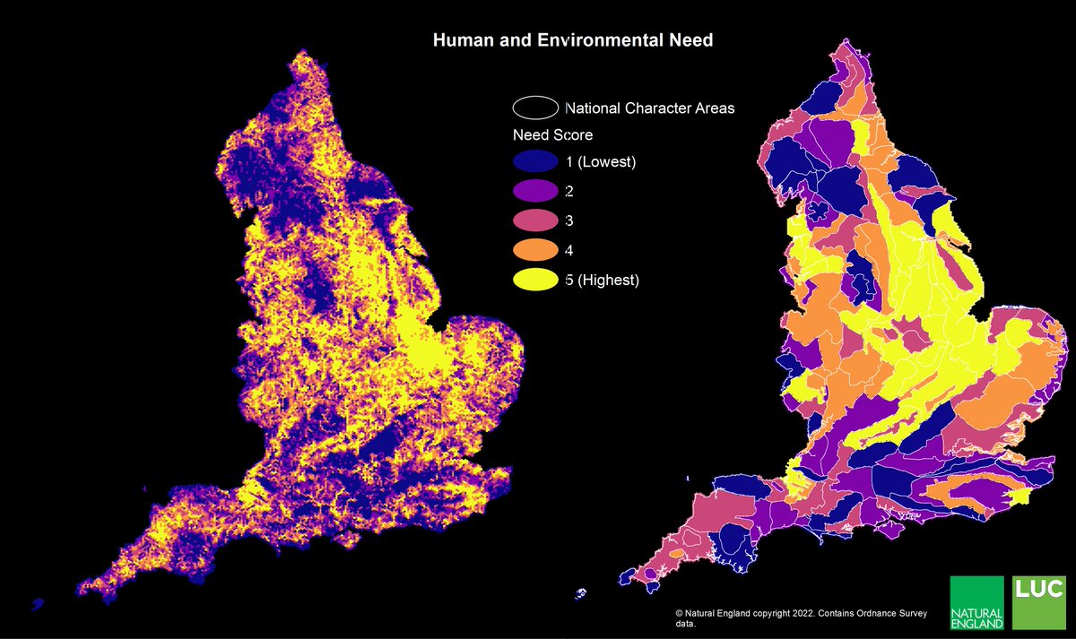 NaturalEngland's tweet photo. To celebrate #InternationalLandscapeDay, we’ve launched an interactive mapping tool to identify: 

🏞️ potential #NationalParks and #AONBs 
🌍 places where alternative landscape approaches could benefit people and planet

Explore the tool here 👉 https://t.co/nrT91qrWb3 https://t.co/0IA1P6g1E9