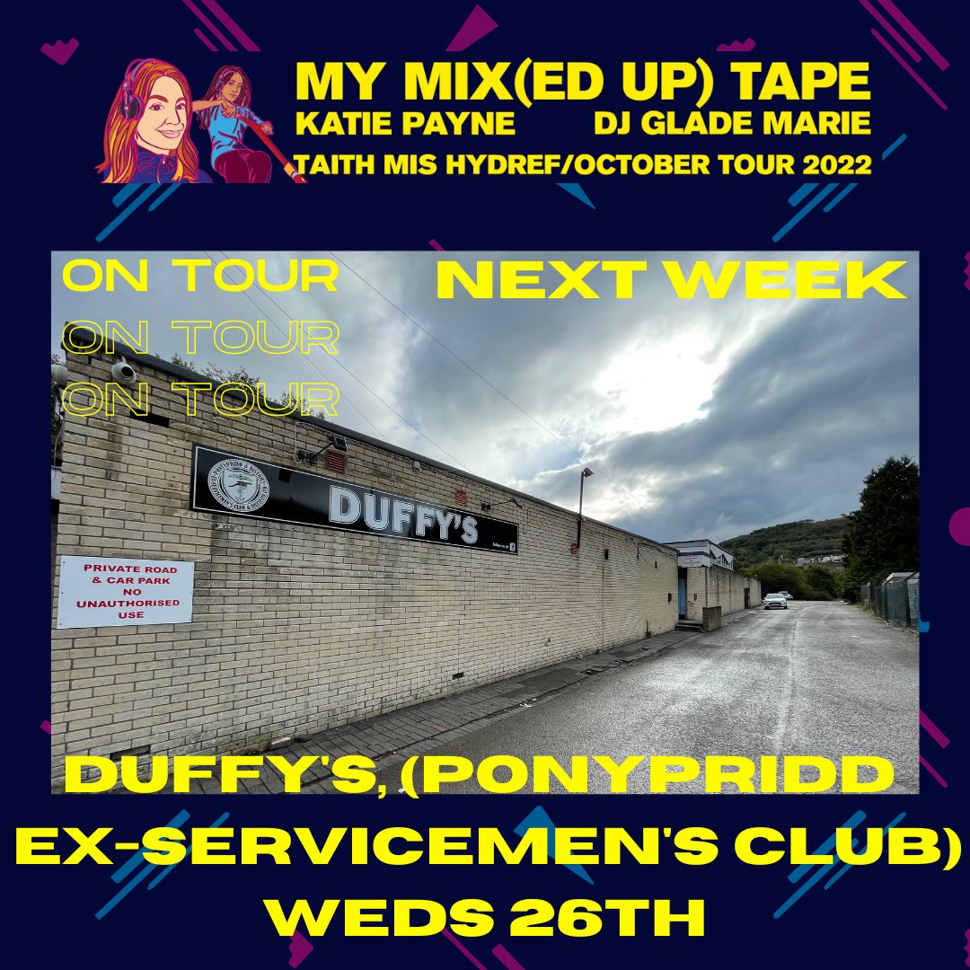 DirtyProtest's tweet photo. Duffy’s plays an integral role in #MMUT, so we are absolutely BUZZING that we get to come here!!!
Defo the perfect party venue🎉
🎟️ - minimal tickets so join waitlist via link in bio!
#MMUT #ArtsWales #CelfCymru #RuralTouring #wales #theatre #duffyspontypridd #pontypridd https://t.co/8TZCY5pl1r