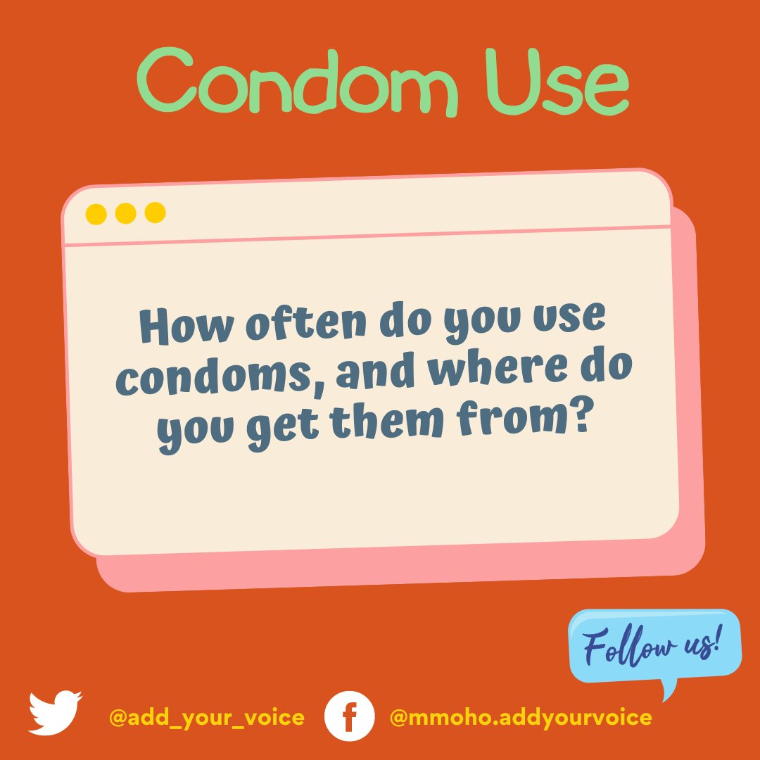 Which types of places are you getting your condoms from? 🤔 How frequently do you use condoms? 📆 Share your experience! 

Comment, like and share to win our weekly prize! 🎁

#HIVree #PreventHIV