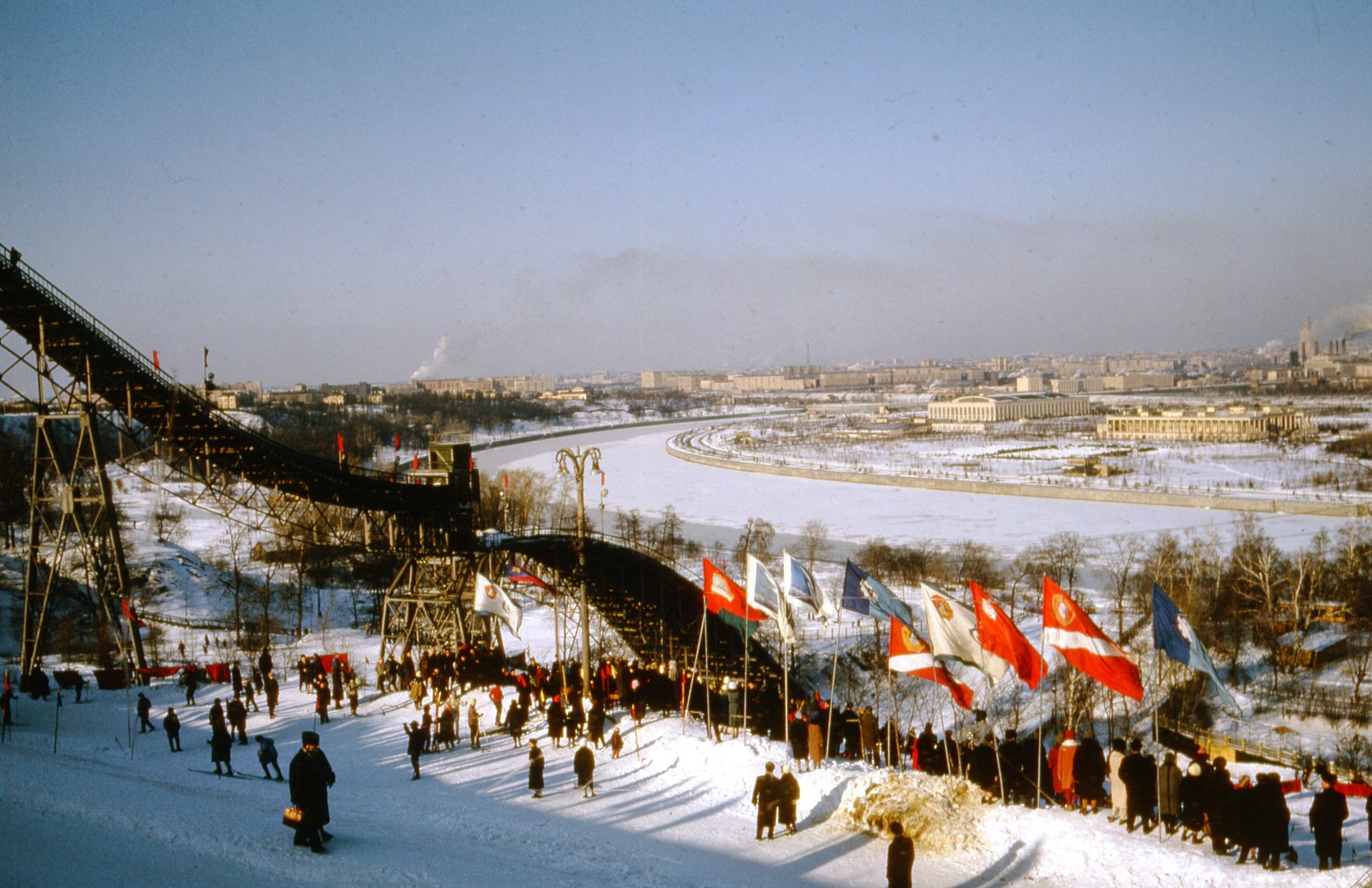 воробьевы горы зимой