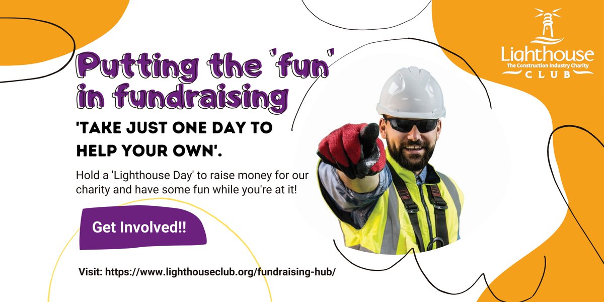 There are so many ways you can support us and make a difference to construction families in need. One of these, is spending a day fundraising in support of our charity. We like to call this a #LighthouseDay! Follow the link to find out more. ow.ly/qirO50IlHqs