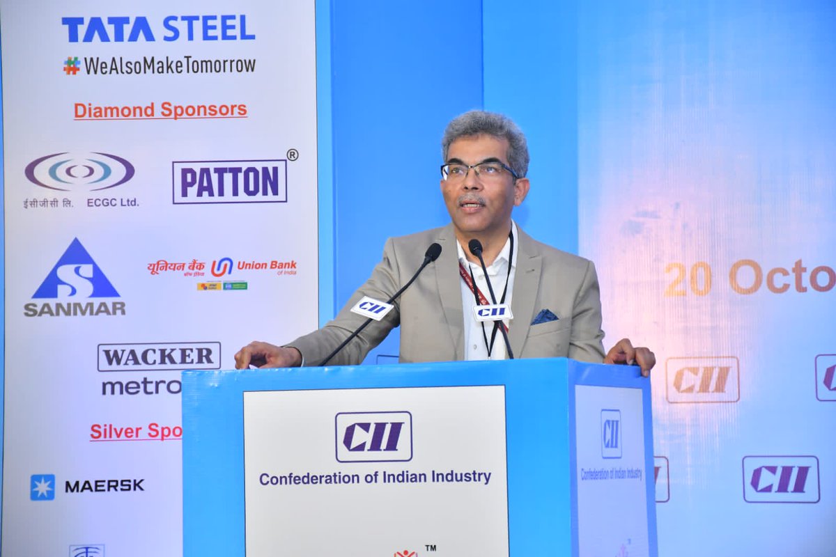 It is encouraging to know that the average release time for #export #cargo has been reduced to half since 2017. The target time is 24 hours for #sea cargo and 12 hours for #air cargo ~ Vivek Johri, Chairman, <a href="/cbic_india/">CBIC</a> @ #CIINationalExportsSummit
#CII4Exports