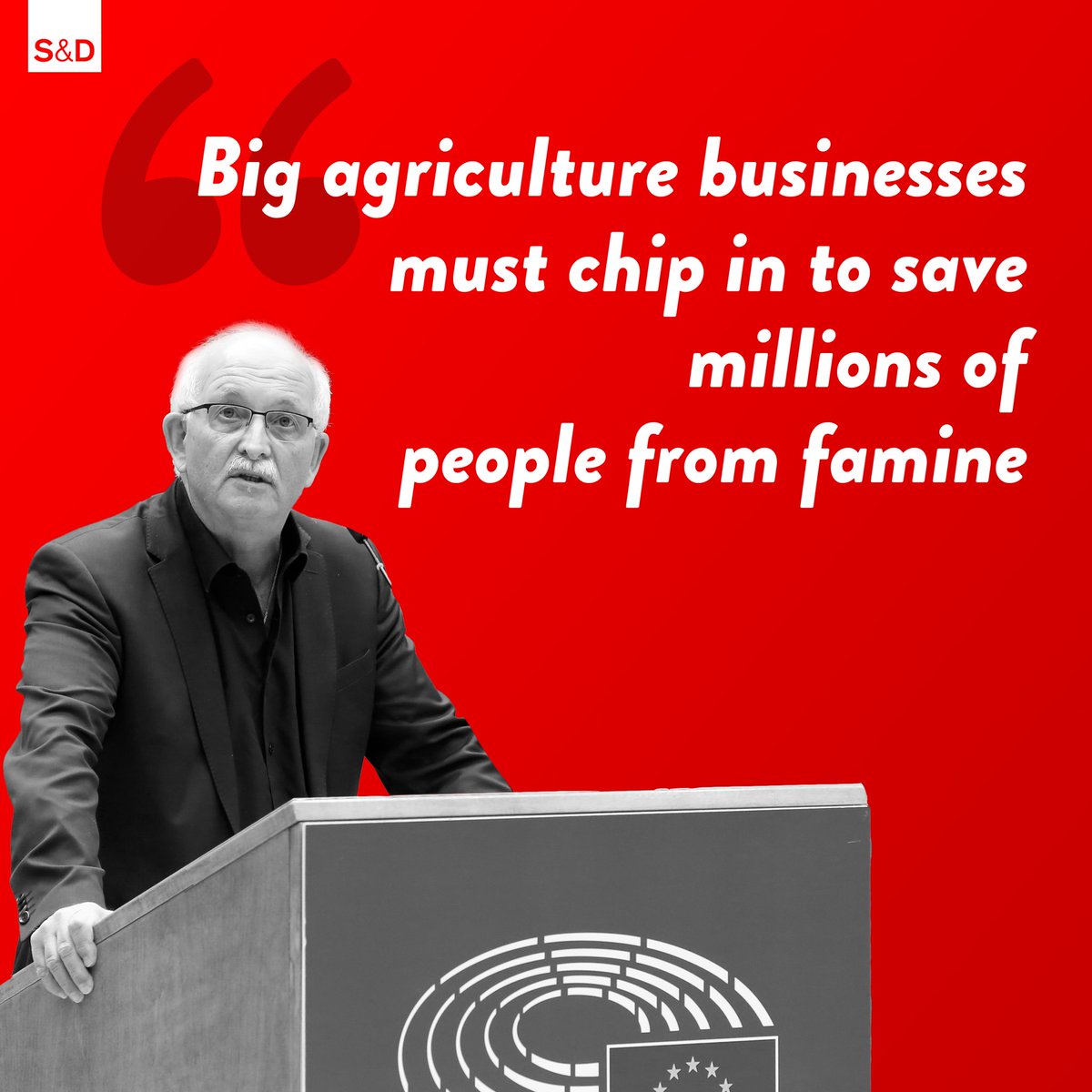 Over 340 million people are at risk of acute famine. Behind these numbers are human lives. People don’t have to die. This earth has enough for everyone. We must act and redirect the extra profits of the big agroindustrial businesses and make agriculture sustainable. @UdoBullmann