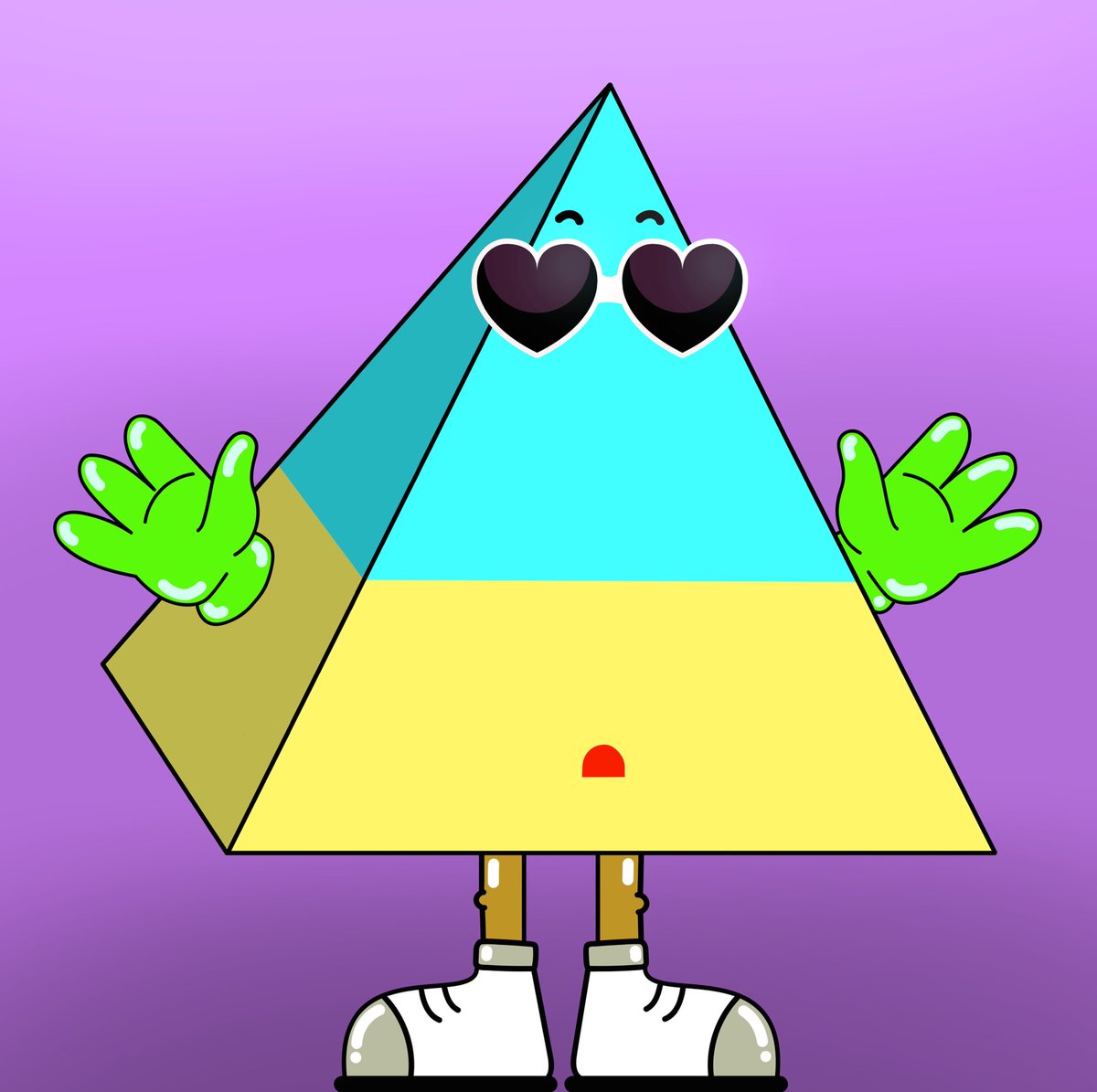 Minimal Pyramid NFT tweet media
