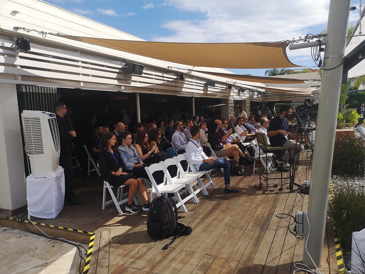 cyprusmail's tweet photo. The @techislandcy summit has started @FestivalReflect focus on #Cyprus policy in the technology and innovation ecosystem.
#TechIsland is discussing the constraints and opportunities to Cyprus growth as an IT hub.
#reflectfestival #reflectfest #CMatReflect https://t.co/n3sAzajhfv